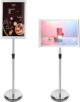 Amazon | YOOVEE 立て看板 A3 案内板 伸縮式 アルミ製 スタンドボード